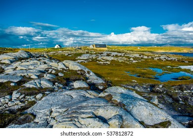 Remote House In Connemara In Ireland