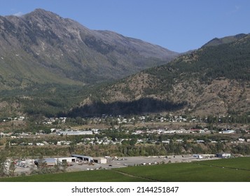 Remote Mountain Town Of Lillooet, British Columbia