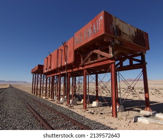 Remote Railway Siding In Southern Namibia