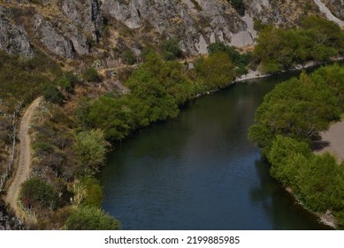 A Remote Riverside Road In Urubamba Sacred River - Cusco-PERU