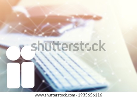 remote work, networking concept, online employment and work, courses and training