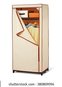 Removable Small Wardrobe Closet,isolated