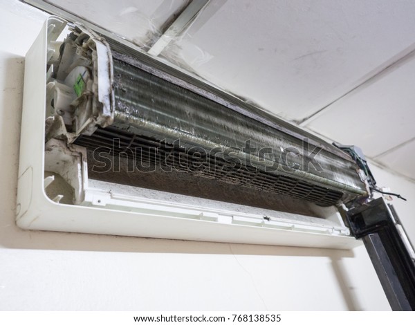 Removed Cover Air Conditioner Dirty Squirrel Stock Photo Edit Now