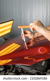 Removing Dents On A Car Body Without Painting. PDR.