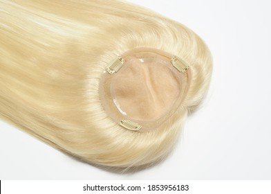 Remy Clip In Straight Blonde Human Hair Weaves Extensions Wigs Toupee