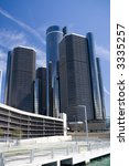 Renaissance Center in downtown Detroit, Michigan