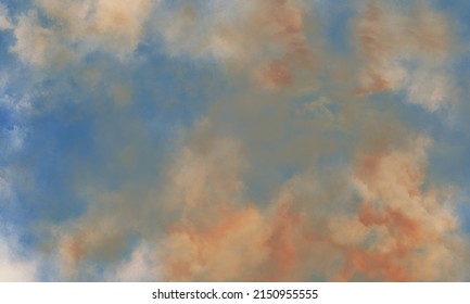 Renaissance Sky Backgrounds. Vintage background with clouds in the sky. Abstract sky background. abstract sky background with some clouds. - Shutterstock ID 2150955555