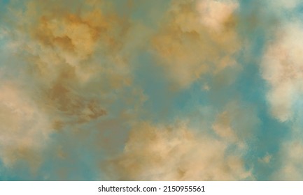 Renaissance Sky Backgrounds. Vintage background with clouds in the sky. Abstract sky background. abstract sky background with some clouds. - Shutterstock ID 2150955561
