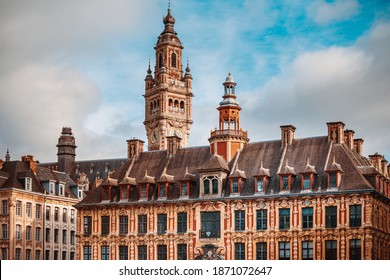 Renaissance stock exchange in Lille, France 