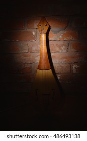 Renaissance Violin (rebec) In A Dark Room