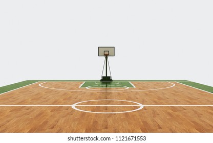 rendering of basketball arena background