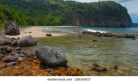 Rendezvous Bay In Montserrat, West Indies, Caribbean