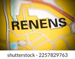 Renens on a geographical map of Switzerland