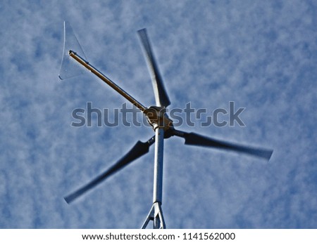 Similar – Wind-Rad Windkraftanlage