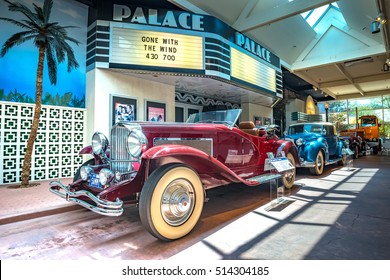 Reno, Nevada - July 18, 2016: Vintage Cars In The National Automobile Museum, Reno, Nevada, USA.
