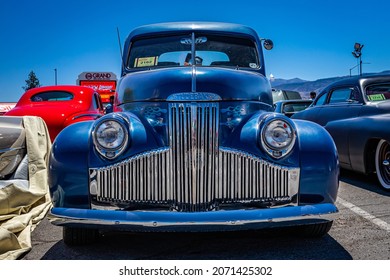 Reno, NV - August 5, 2021: 1948 Studebaker M5 Pickup Truck at a local car show.