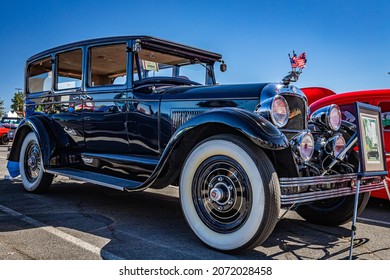 Reno, NV - August 5, 2021: 1927 Studebaker President Sedan at a local car show.