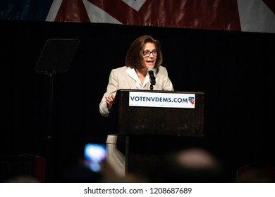 Reno, NV - June 23, 2018 - Catherine Cortez Masto Speaking At Nevada State Democratic Convention