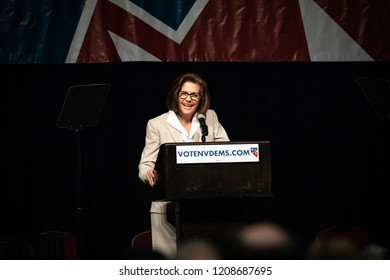 Reno, NV - June 23, 2018 - Catherine Cortez Masto Laughing At Nevada State Democratic Convention