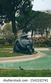 The Renovated Garden In Campo Grande Is Now The Mário Soares Garden. Endowed With Good Walks, Large And Old Trees That Cool The Hottest Days. Lisbon, March 2022