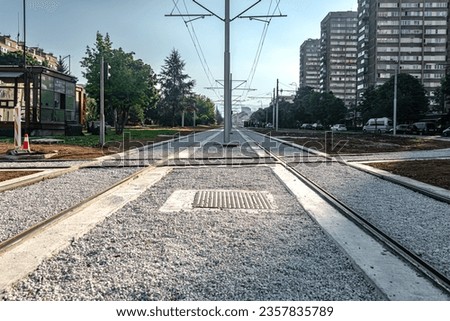 Renovated Sarajevo tram line between Skenderija--Cengic Vila