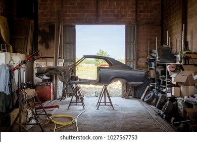 Renovating A Car At The Farm