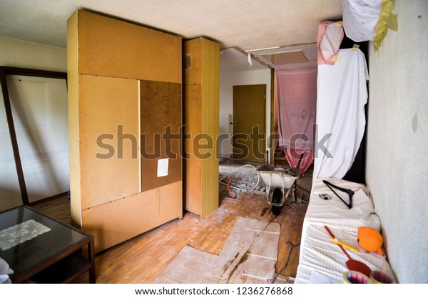 Renovating Rebuilding Interior Home House Apartment Stock Photo