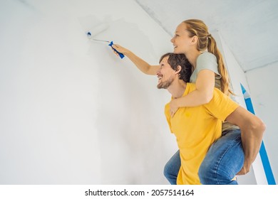 Renovation Diy Paint Couple In New Home Painting Wall