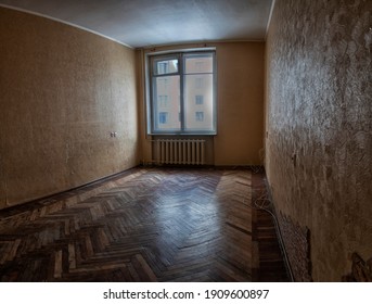 Renovation In An Old Soviet Apartment. Russia.