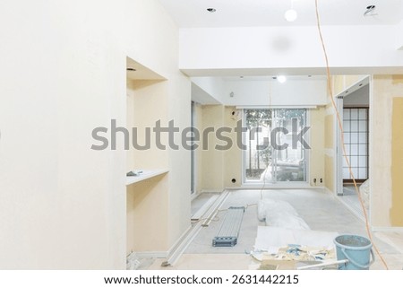 Renovation, Rooms under construction and cannot be specified