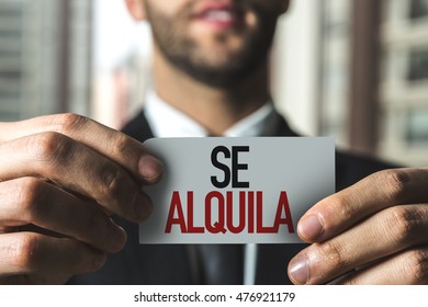 For Rent (in Spanish) - Shutterstock ID 476921179