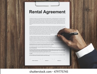 Rental Agreement Assets Concept