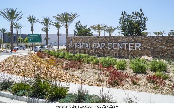 Rental Car Center at San\
Diego International Airport - SAN DIEGO / CALIFORNIA - APRIL 21,\
2017