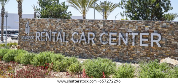 Rental Car Center at San\
Diego International Airport - SAN DIEGO / CALIFORNIA - APRIL 21,\
2017