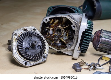 Repair Broken Angle Grinder Gear Rotor Stock Photo (Edit Now) 1054996016