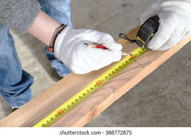 Repair, Builder, Construction, Tools, Roulette, Pencil, Measurement, Board, Wood, Stick, Gloves, Thing, Meter, Metre, Tape Measure