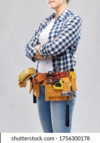 women in tool belts