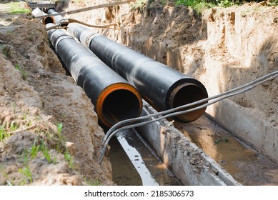 Repair Industrial Street Water Supply Two Stock Photo 2185306573 ...