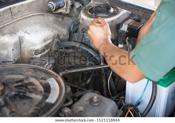Repair the old engine to use\
again.