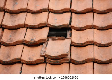 Repair work on the roof