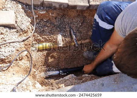 Similar – Image, Stock Photo Unsustainable condition
