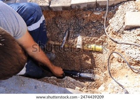 Similar – Image, Stock Photo Unsustainable condition