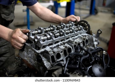 Repairing Engine Auto Repair Shop Stock Photo 1100969843 | Shutterstock