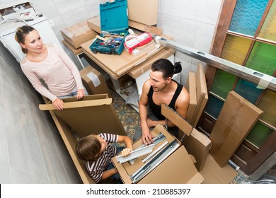 Repairs In The Apartment Of A Young Family Of Three