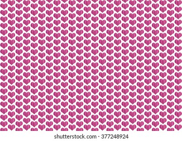 Repeat pattern with pink hearts in a half drop motif. Hearts are filled with pink original stitched fabric pattern. Hearts symbolising love for special occasions like Mother's Day and Valentine's Day - Powered by Shutterstock - Get 15% off with code: PIKWIZARD15