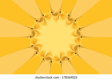 Repeating pattern made by twisting and turning colorful shapes