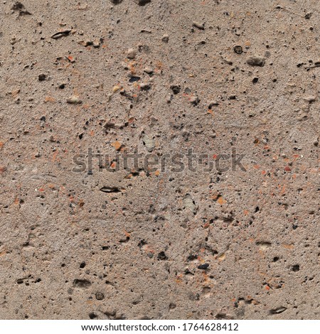 Repeating seamless pattern of an old sand and slag wall