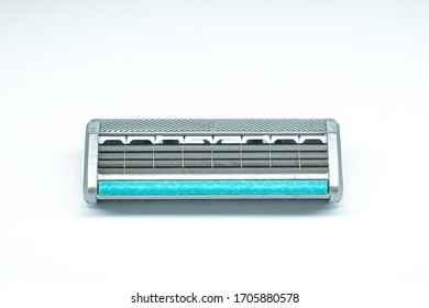 Replaceable Razor Blade Cartridge Isolated On White