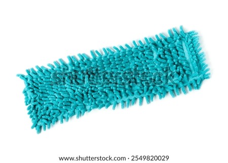 Replacement microfiber cloth for mop isolated on white background