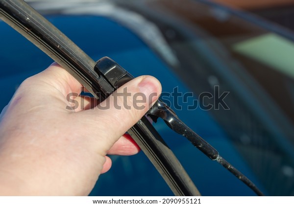 Replacement of\
wipers (brushes) on the car.\
Wiper.